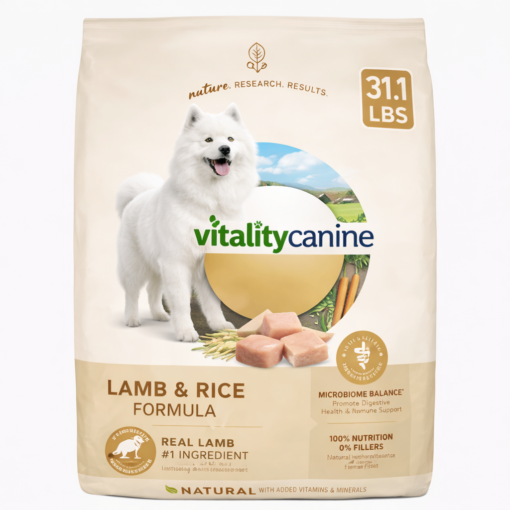 Vitality Canine Lamb & Rice Formula Dog Food 31.1 lbs