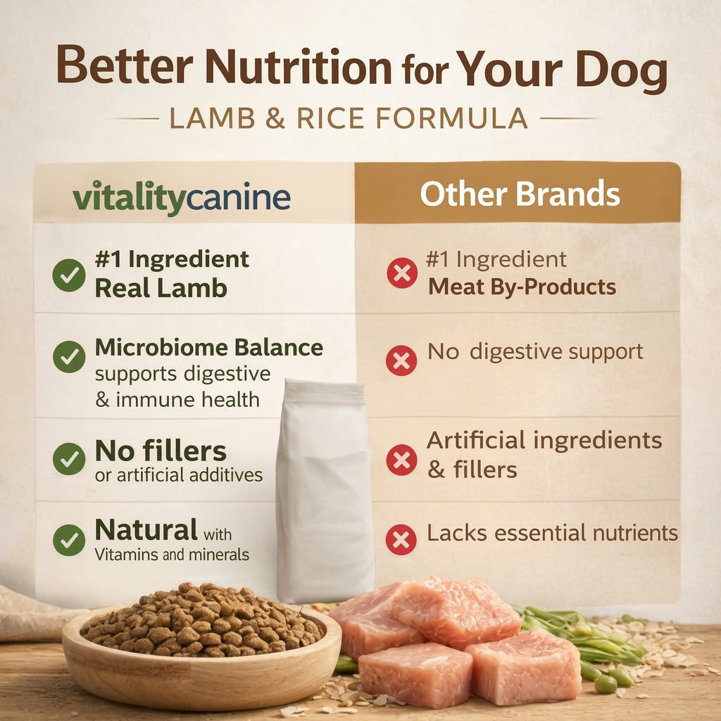 Vitality Canine Lamb & Rice Formula Dog Food 31.1 lbs