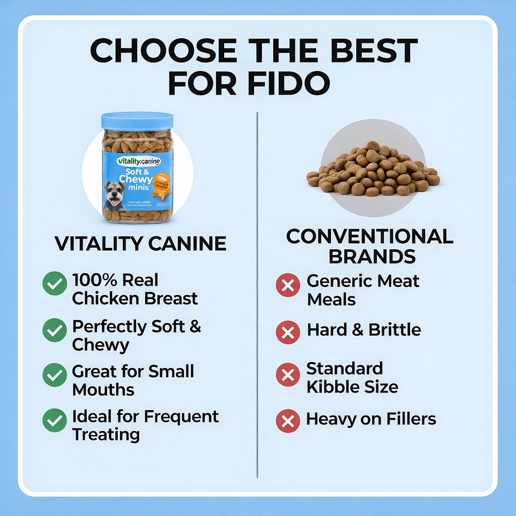 Vitality Canine Soft & Chewy Minis Dog Snacks
