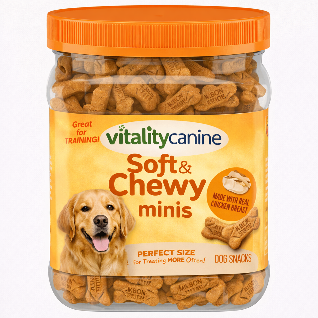 Vitality Canine Soft & Chewy Minis Dog Snacks