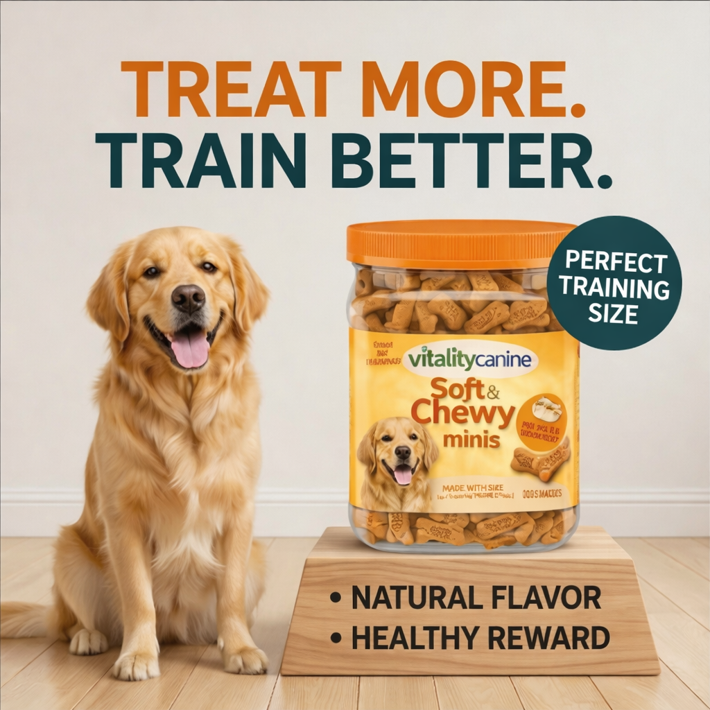 Vitality Canine Soft & Chewy Minis Dog Snacks