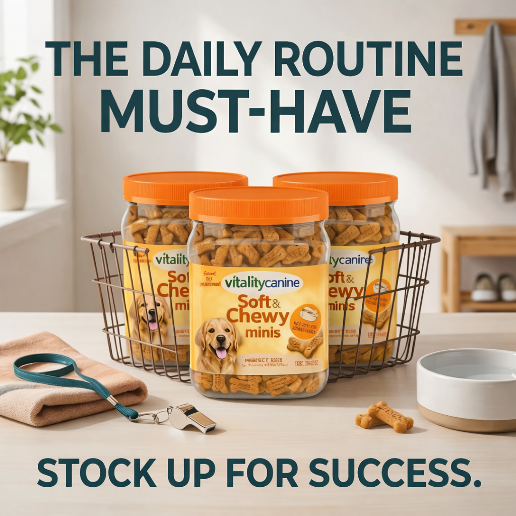 Vitality Canine Soft & Chewy Minis Dog Snacks