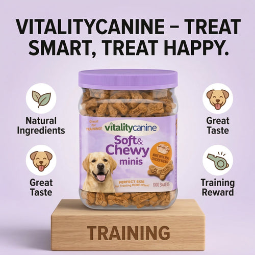 Vitality Canine Soft & Chewy Minis Dog Snacks