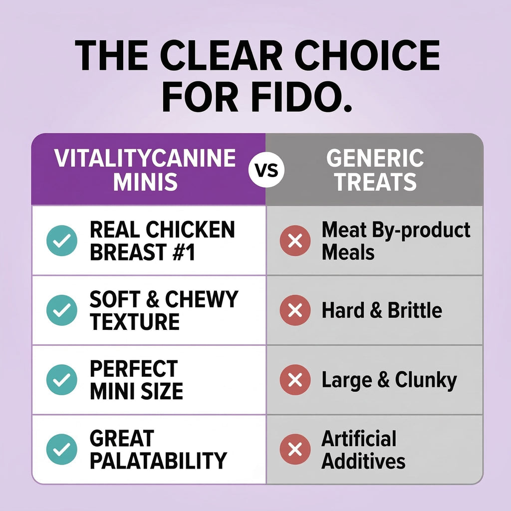 Vitality Canine Soft & Chewy Minis Dog Snacks