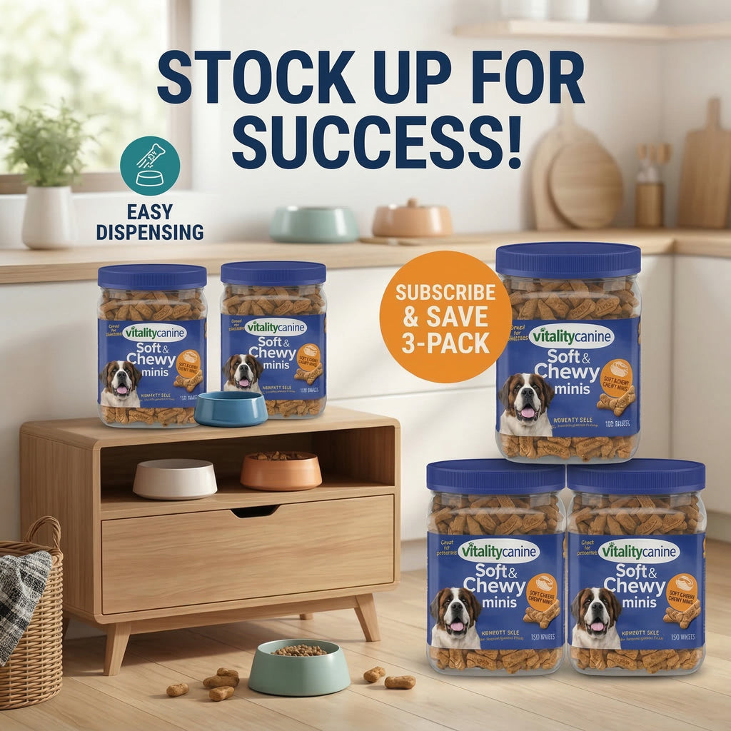 Vitality Canine Soft & Chewy Minis Dog Snacks