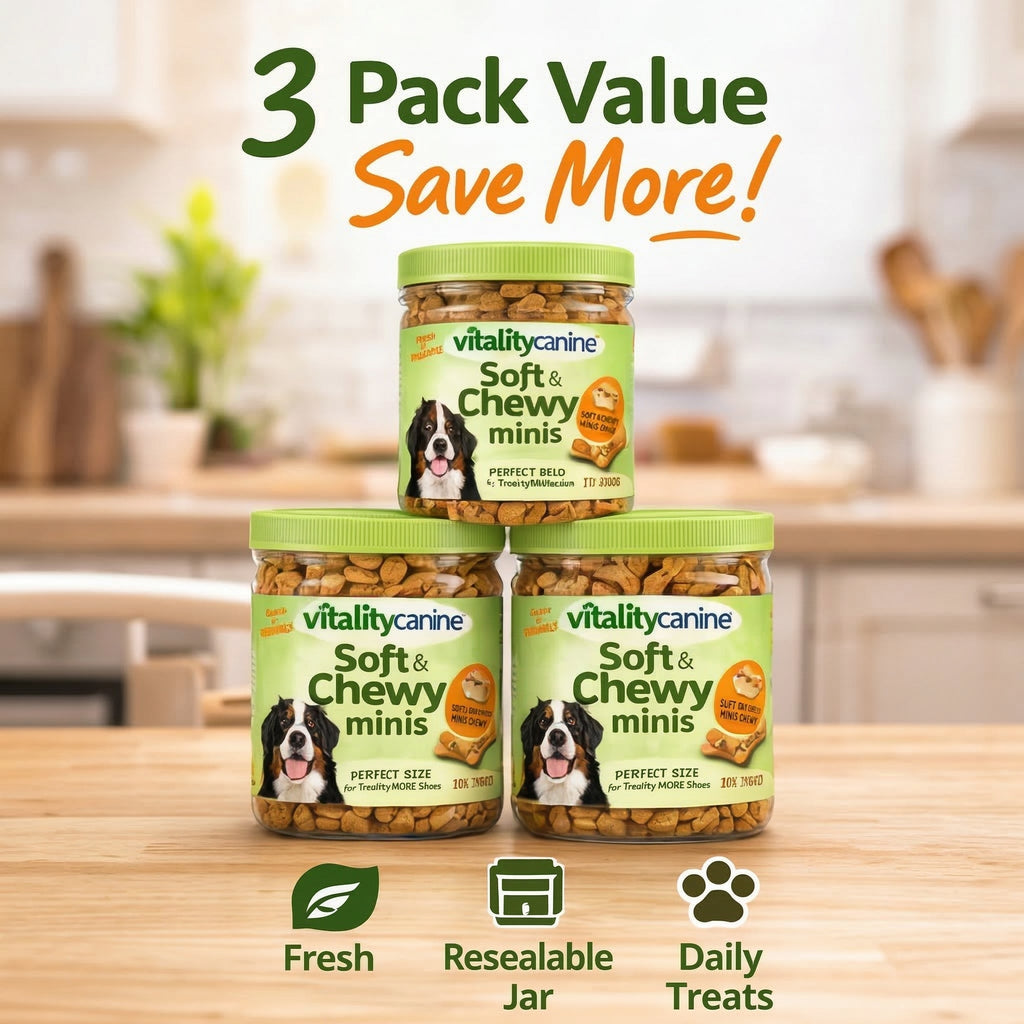Vitality Canine Soft & Chewy Minis Dog Snacks