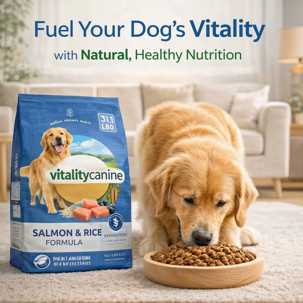 Vitality Canine Salmon & Rice Formula Dog Food 31.1 lbs