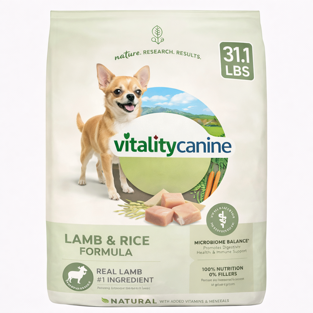 Vitality Canine Lamb & Rice Formula Dog Food 31.1 lbs