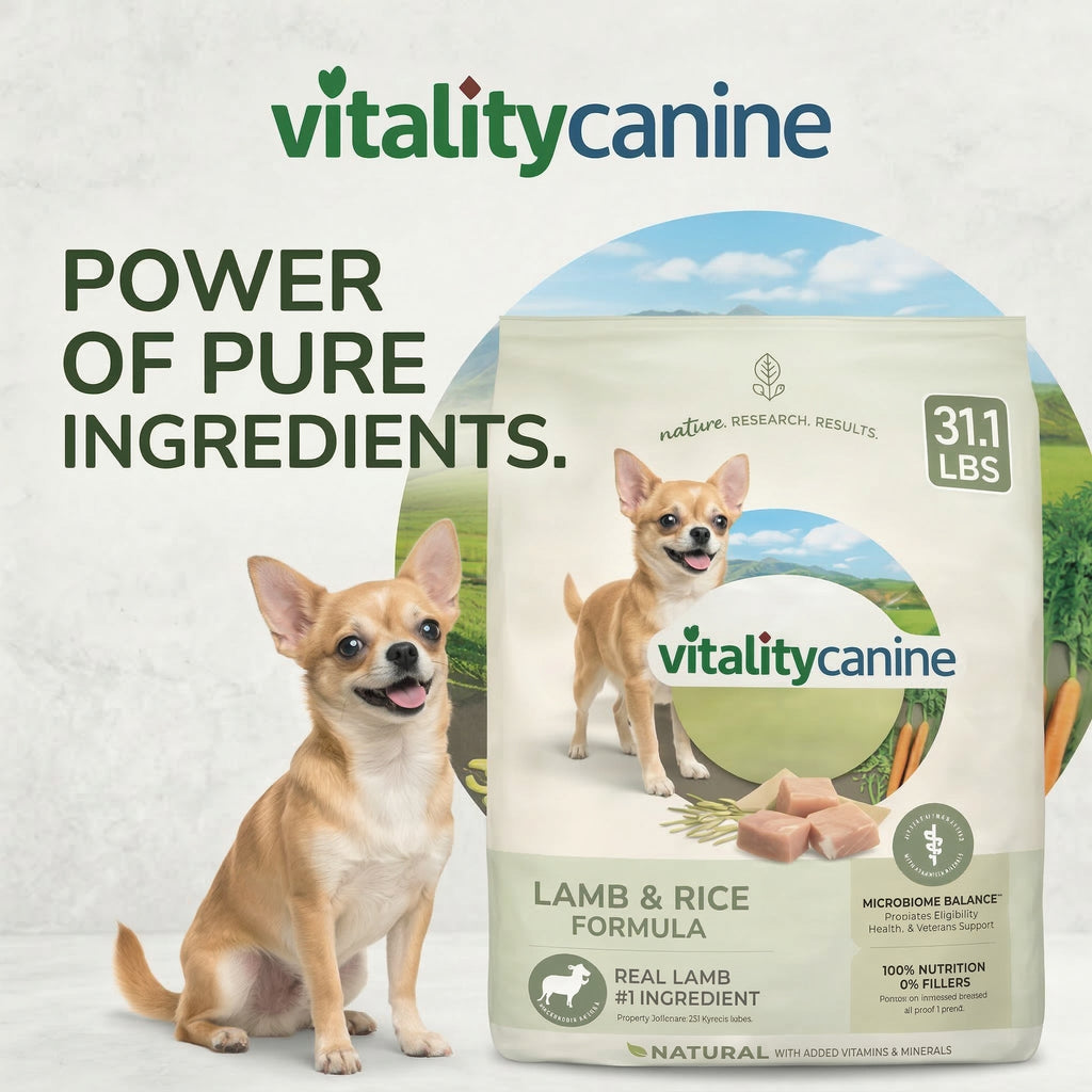 Vitality Canine Lamb & Rice Formula Dog Food 31.1 lbs