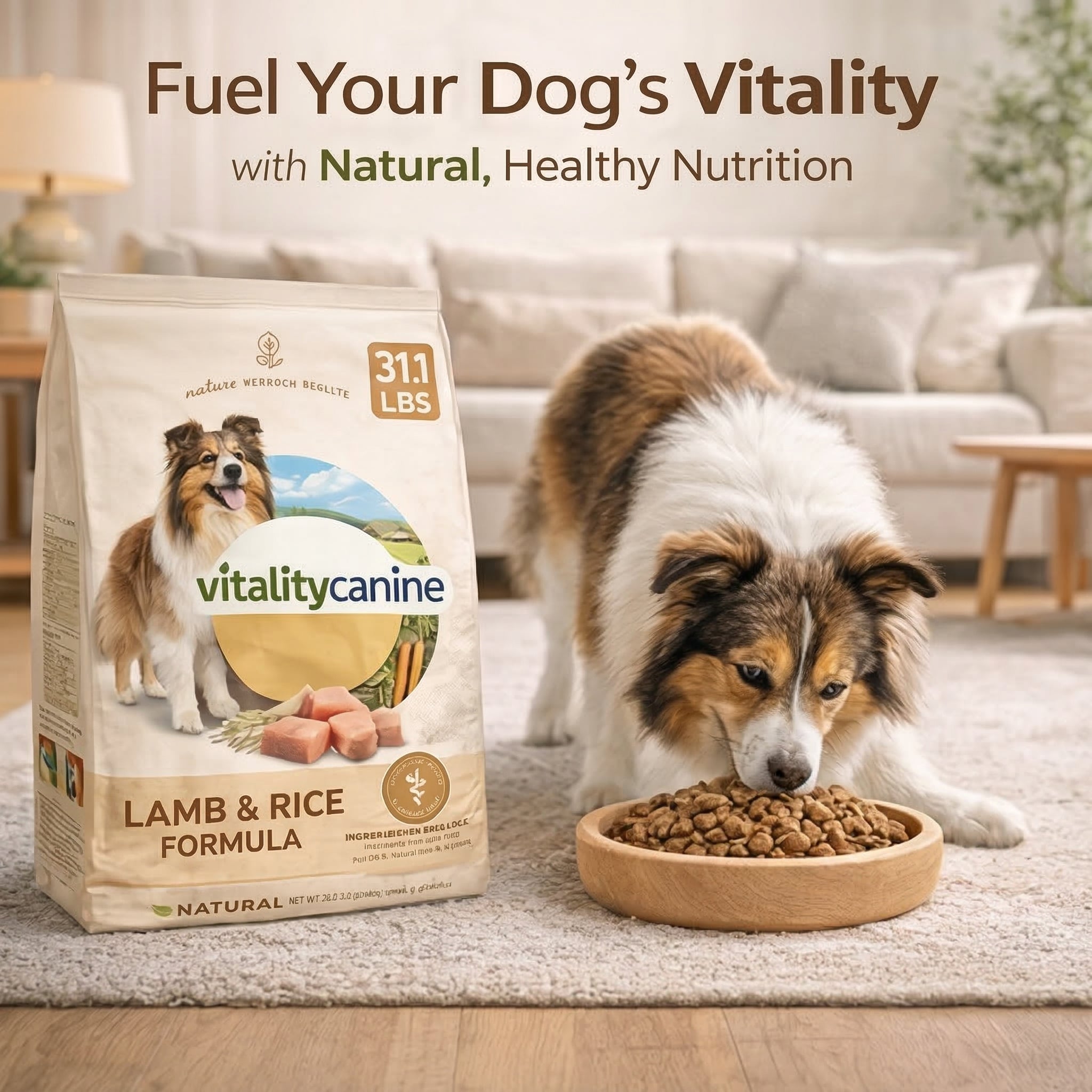 Vitality Canine Lamb & Rice Formula Dog Food 31.1 lbs