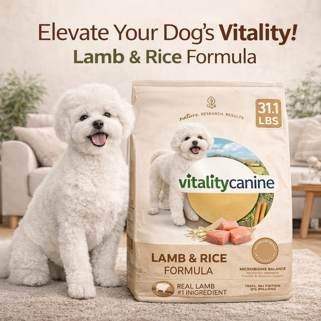 Vitality Canine Lamb & Rice Formula Dog Food 31.1 lbs