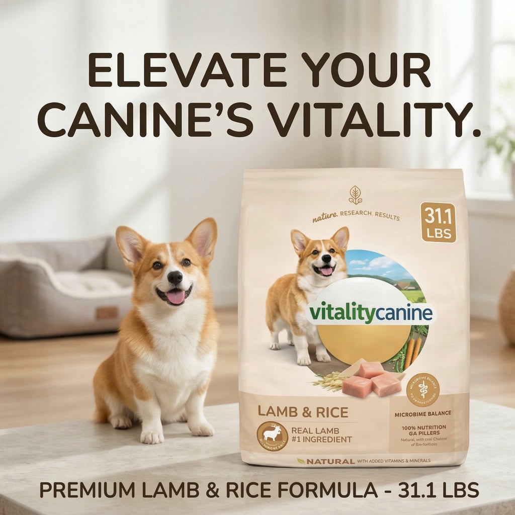 Vitality Canine Lamb & Rice Formula Dog Food 31.1 lbs